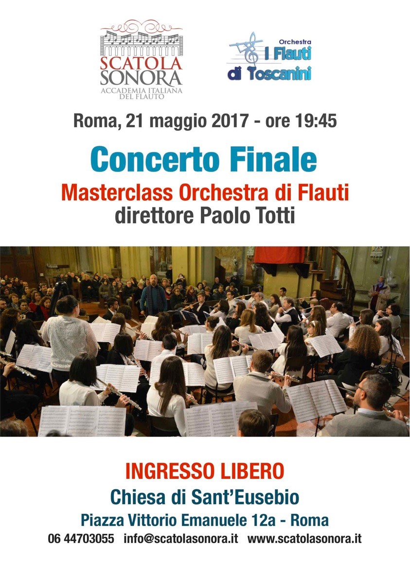 Masterclass orchestra di flauti