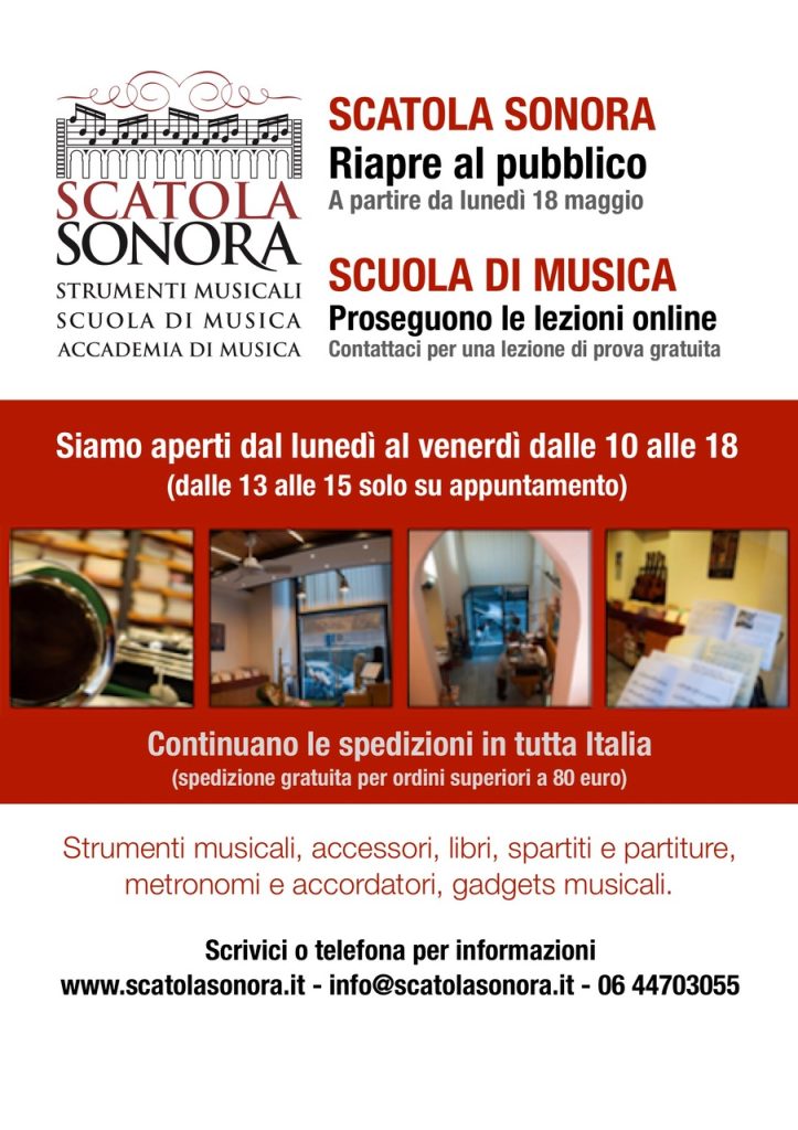 Scopri di più sull'articolo ORARI SCATOLA SONORA