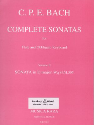 BACH, CARL PHILIPP EMANUEL – COMPLETE SONATAS VOL. 2