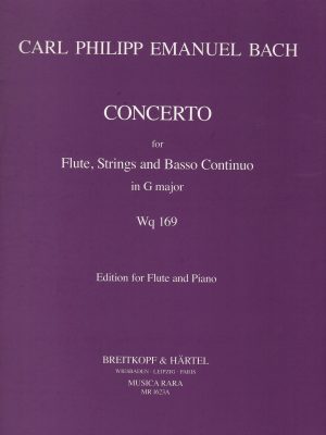 BACH, CARL PHILIPP EMANUEL – CONCERTO IN G MAJOR  WQ169/H445