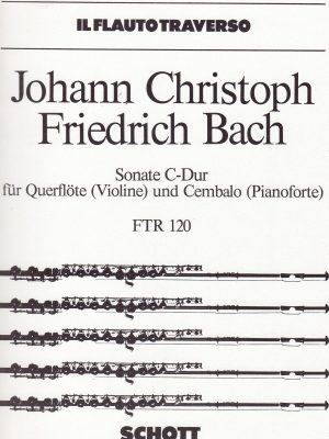 BACH, JOHANN CHRISTOPH FRIEDRICH – SONATE C-DUR