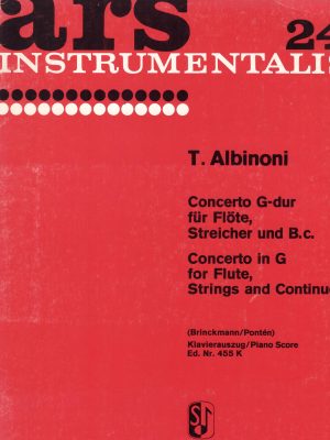 ALBINONI, TOMMASO – KONZERT G DUR