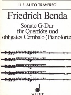 BENDA, FRIEDERICH – SONATA IN SOL MAGGIORE