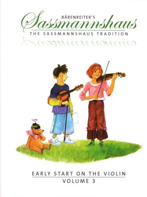 SASSMANNSHAUS, EGON – EARLY START ON THE VIOLIN VOLUME 3
