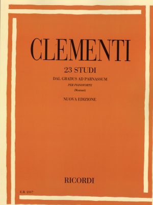 CLEMENTI, MUZIO – 23 STUDI DAL GRADUS AD PARNASSUM