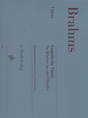 BRAHMS, JOHANNES – UNGARISCHE TANZE N. 1-21 VIER HANDEN