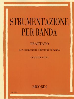 DE PAOLA, ANGELO – STRUMENTAZIONE PER BANDA