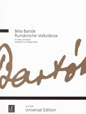 BARTOK, BELA – RUMÄNISCHE VOLKSTANZE FUR FLOTE UND KLAVIER
