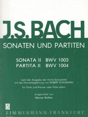 BACH, JOHANN SEBASTIAN – SONATEN UND PARTITEN BWV 1003/1004 VOL. 2