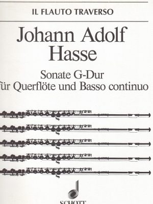 HASSE, JOHANN ADOLF – SONATE G-DUR