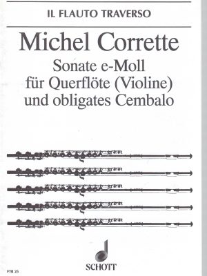 CORRETTE, MICHEL – SONATE E-MOLL