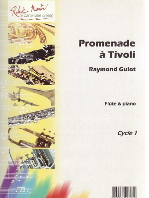 GUIOT, RAYMOND – PROMENADE A TIVOLI PER FLAUTO IN DO E PIANOFORTE