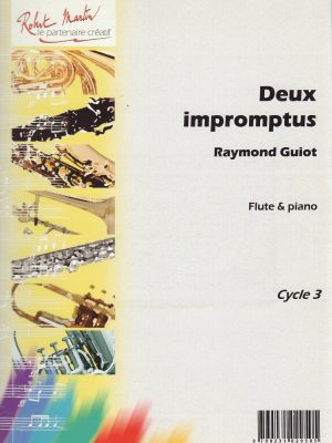 GUIOT , RAYMOND – DEUX IMPROMPTUS PER FLAUTO IN DO E PIANOFORTE