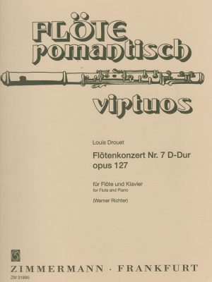 DROUET, LOUIS – FLÖTENKONZERT nr.7 D-DUR OP.127