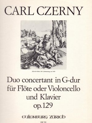 CZERNY, CARL – DUO CONCERTANTE IN G-DUR OP.129