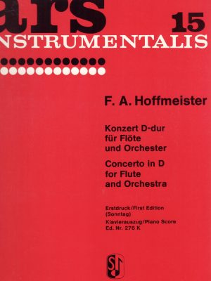 HOFFMEISTER, FRANZ ANTON – KONZERT D DUR
