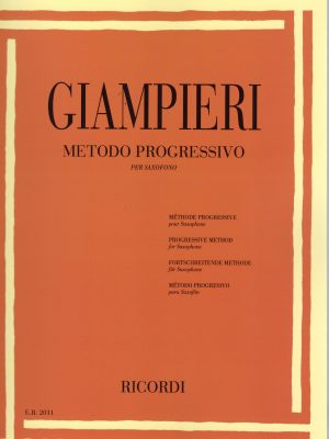 GIAMPIERI, ALAMIRO – METODO PROGRESSIVO PER SASSOFONO