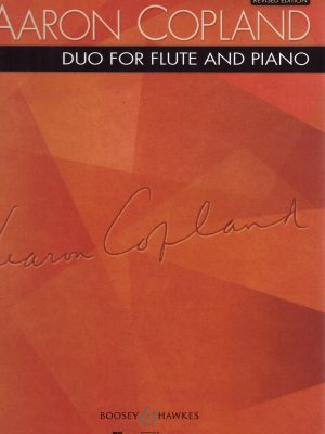 COPLAND, AARON – DUO FLUTE AND PIANO