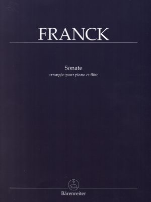 FRANCK, CESAR – SONATA IN LA MAGGIORE