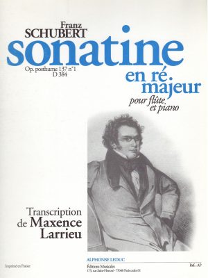 SCHUBERT, FRANZ – SONATINE EN RE MAJEUR OP. POSTHUME 137 N. 1 D384