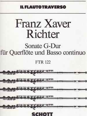 RICHTER, FRANZ XAVER – SONATA IN SOL MAGGIORE