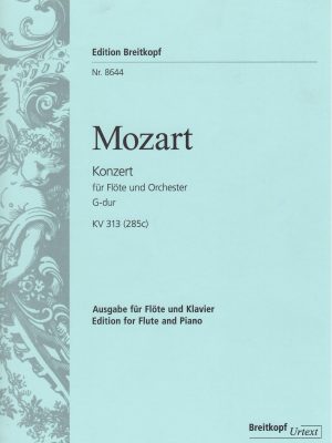 MOZART, WOLFGANG AMADEUS – KONZERT FÜR FLÖTE UND ORCHESTER NR1 G-DUR