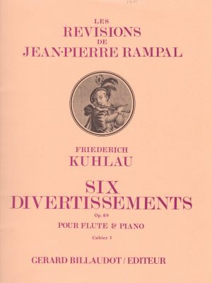 KUHLAU, FRIEDRICH – SIX DIVERTISSEMENTS OP.68 VOL. 1