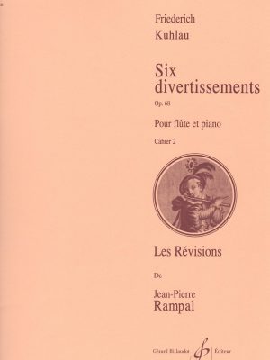 KUHLAU, FRIEDRICH – SIX DIVERTISEMENTS OP.68 VOL.2