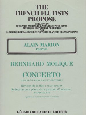 MOLIQUE, BERNHARD – CONCERTO