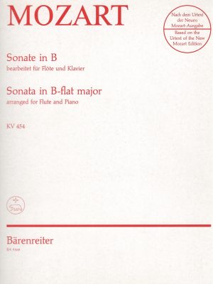 MOZART, WOLFGANG AMADEUS – SONATE IN B KV454