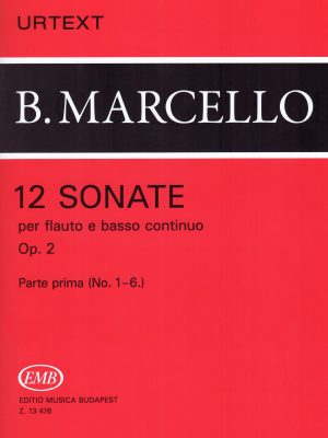 MARCELLO , BENEDETTO – SONATE A FLAUTO SOLO OP2 VOL.1 – SON 1-6