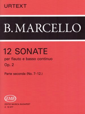 MARCELLO , BENEDETTO – SONATE A FLAUTO SOLO OP.2 – VOL 2 SON 7-12