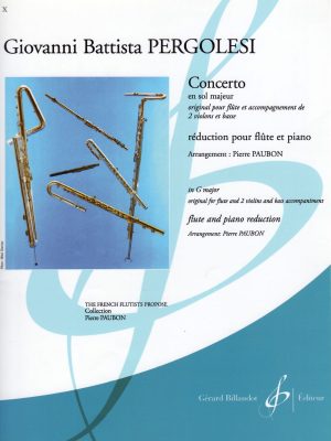 PERGOLESI, GIOVANNI BATTISTA – CONCERTO IN SOL MAGGIORE