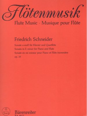 SCHNEIDER, FRIEDRICH – SONATE E-MOLL