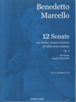 MARCELLO , BENEDETTO – SONATE A FLAUTO SOLO OP2 VOL.1 – SON 1-6