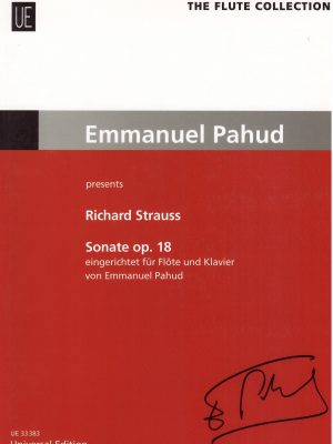 STRAUSS, RICHARD – SONATA Eb MAJOR OP.18