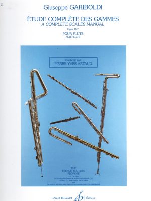 GARIBOLDI, GIUSEPPE – ETUDES COMPLETE DES GAMMES OP. 127