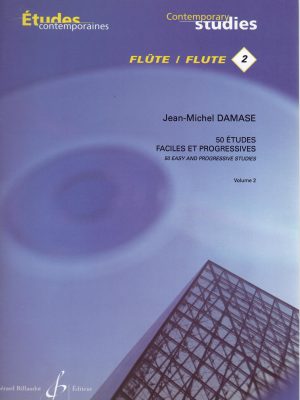 DAMASE, JEAN-MICHEL – 50 ETUDES FACILES ET PROGRESSIVES VOL. 2