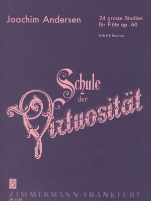 ANDERSEN, JOACHIM – 24 GROSSE STUDIEN FUR FLOTE OP. 60 HEFT 2