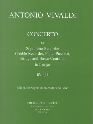VIVALDI, ANTONIO – CONCERTO IN C MAJOR RV444
