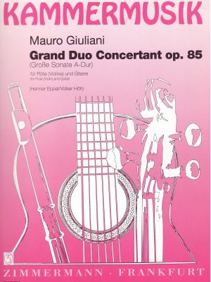 GIULIANI, MAURO – GRAN DUO CONCERTANTE  OP.85