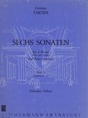 TARTINI, GIUSEPPE – SECHS SONATEN VOL.2
