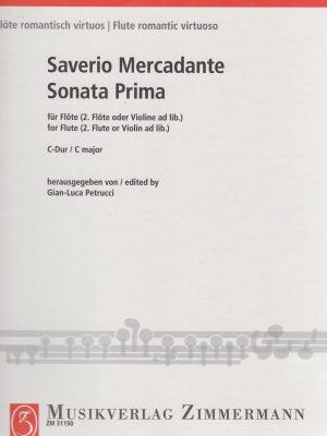 MERCADANTE, SAVERIO – SONATA PRIMA C-DUR