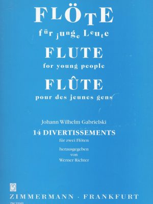 GABRIELSKI, JOHANN WILHELM – 14 DIVERTISSEMENTS