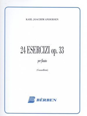 ANDERSEN, JOACHIM – 24 ESERCIZI OP. 33