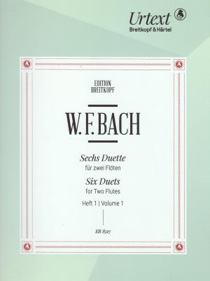 BACH, WILHELM FRIEDEMANN – SEI DUETTI VOL. I