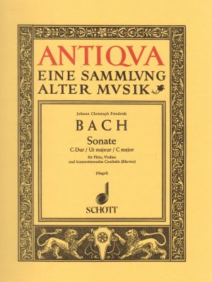 BACH, JOHANN CHRISTIAN – SONATE C-DUR