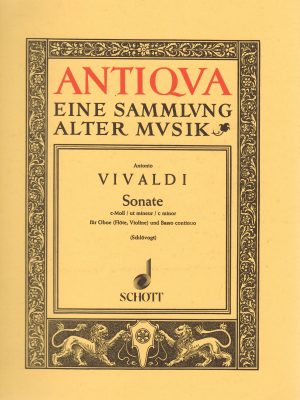 VIVALDI, ANTONIO – SONATE C-MOLL