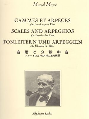 MOYSE, MARCEL – GAMMES ET ARPEGES 480 EXERCICES POUR FLUTE