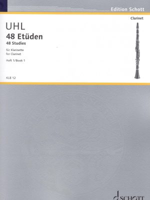 UHL, ALFRED – 48 STUDI PER CLARINETTO VOL.1